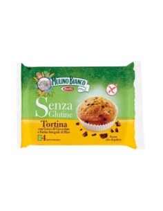 Mulino Bianco Lunette con Farina Integrale di Riso e Cioccolato Senza Glutine - 140 gr