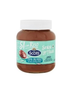 Scotti Crema Spalmabile con Riso, Nocciole e Cacao Senza Lattosio - 350 gr