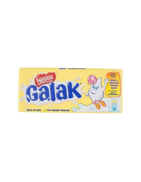 Nestle Galak Witte Chocolade - 100 gr - Gratis verzending naar Europa en Groot-Brittannië