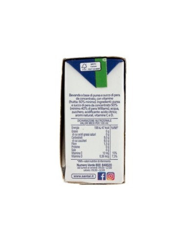 Santal Birnensaft - 3 x 200 ml - Kostenloser Versand nach Europa und Großbritannien