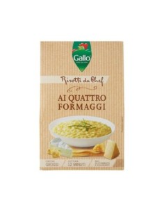 Gallo Risotto aux 4 Fromages - 175 gr - Livraison gratuite en EUROPE et au Royaume-Uni