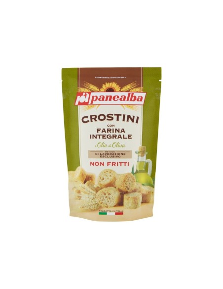 Panealba Volkoren Crostini - 80 gr - Gratis verzending naar Europa en Groot-Brittannië