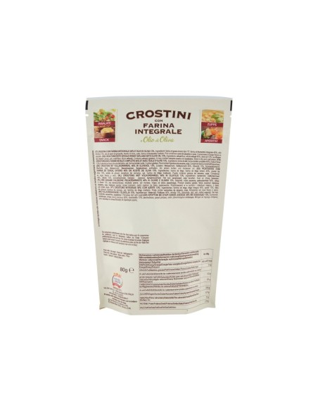 Panealba Volkoren Crostini - 80 gr - Gratis verzending naar Europa en Groot-Brittannië