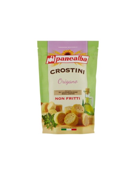 Panealba Crostini Gusto Origano - 100 gr - Spedizione gratuita consegnata in EUROPA e UK