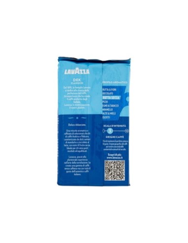 Café Lavazza Moka Décaféiné - 250 gr - Livraison gratuite en EUROPE et au Royaume-Uni