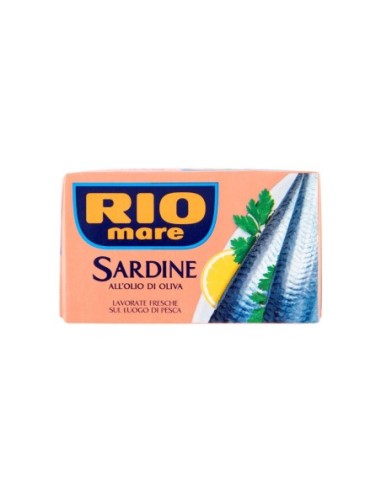 Rio Mare Sardines à l'Huile d'Olive - 120 gr - Livraison gratuite en EUROPE et au Royaume-Uni