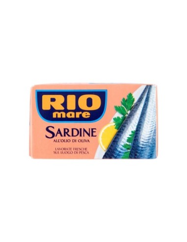 Rio Mare Sardines in Olijfolie - 120 g - Gratis verzending naar Europa en Groot-Brittannië