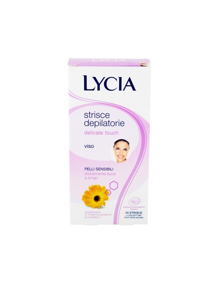 Lycia Strisce Depilatorie Viso Pelli Sensibili - 20pz - Kostenloser Versand nach Europa und Großbritannien