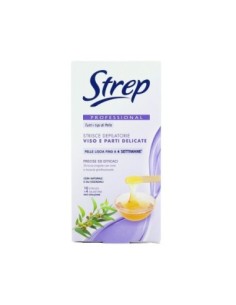 Strep Strisce Depilatorie Viso e Parti Delicate - 10pz