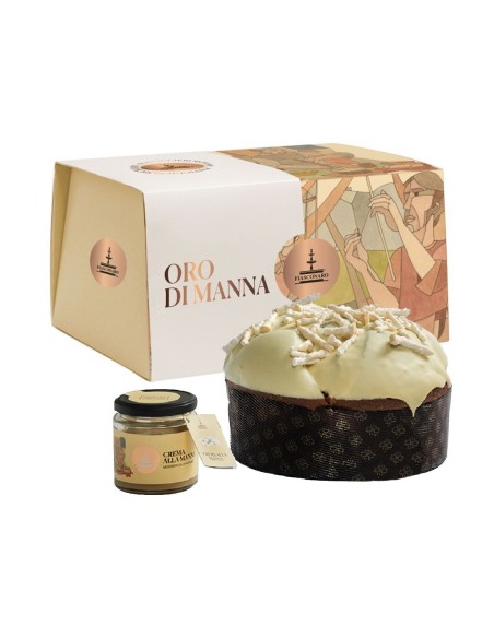 Fiasconaro Panettone Oro di Manna - 1 kg - Gratis verzending naar Europa en Groot-Brittannië