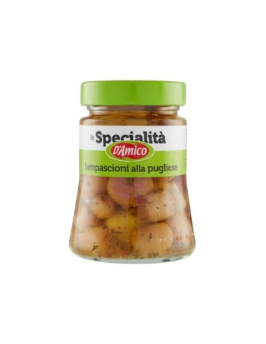 D'Amico Spezialität Lampascioni aus Apulien - 280 gr - Kostenloser Versand nach Europa und Großbritannien