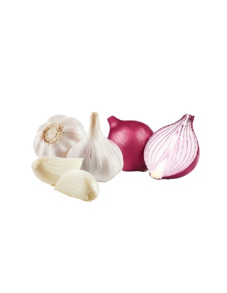 Frisse Knoflook en Rode Uien voor Elke Keuken