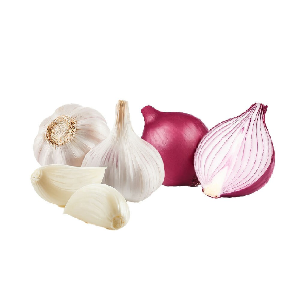 HOMEWOOD Zwiebel & Knoblauch Aufbewahrung 2er Set, Stapelbar mit Akazienholz, Vorratsbehälter für Küche – Zwiebeltopf & Knoblauchtopf