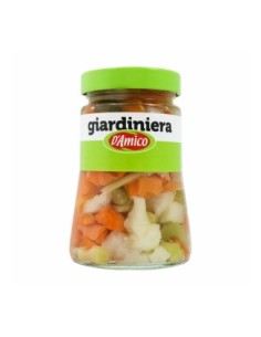 D'Amico Giardiniera di ortaggi in aceto - 480 gr - Spedizione gratuita consegnata in EUROPA e UK