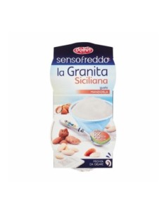 Sensofreddo Sicilian Almond Granita - 2x100 ml - Free shipping delivered to EUROPE and UK