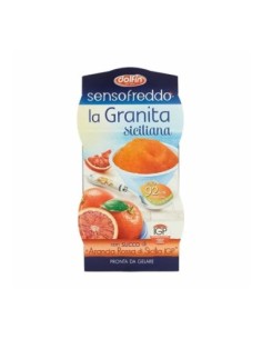 Sensofreddo Sicilian Red Orange IGP Granita - 2x100 ml - Free shipping delivered to EUROPE and UK