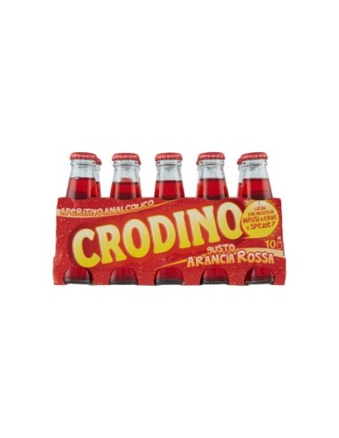Crodino Arancia Rossa - 10x10 cl - Spedizione gratuita consegnata in EUROPA e UK
