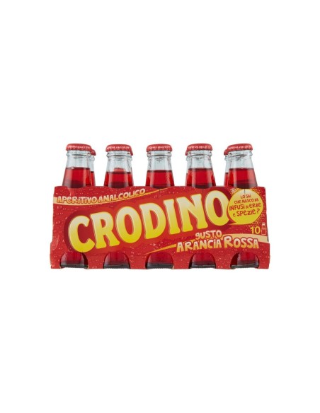 Crodino Arancia Rossa - 10x10 cl - Spedizione gratuita consegnata in EUROPA e UK
