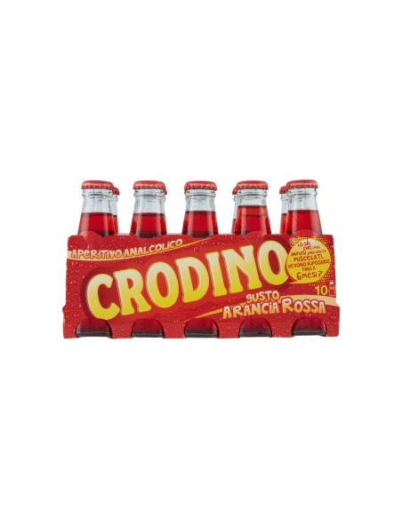 Crodino Arancia Rossa - 10x10 cl - Spedizione gratuita consegnata in EUROPA e UK