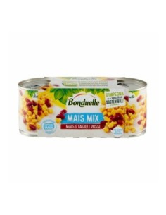 Bonduelle Maïs en Rode Bonen Mix - 3 x 170 gr