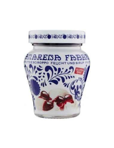 Fabbri Kirschen Frucht und Sirup Anforetta - 230 gr - Kostenloser Versand nach Europa und Großbritannien