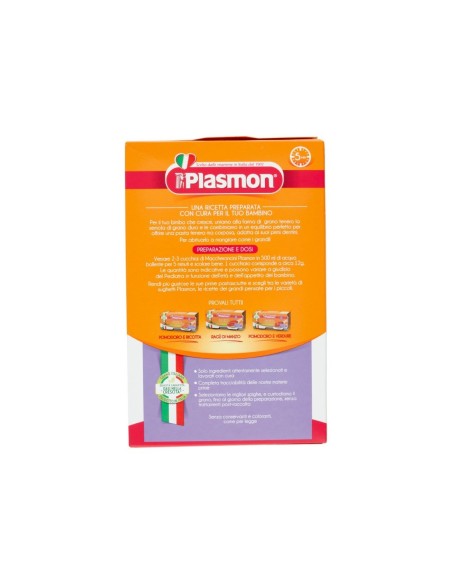 Plasmon La Pastina Maccheroncini 10 Monate - 300 gr - Kostenloser Versand nach Europa und Großbritannien