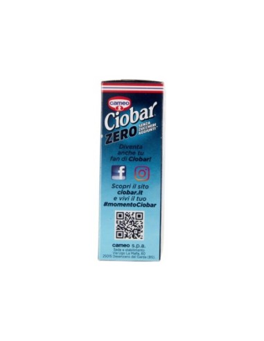 Cameo Ciobar Cioccolato Zero zuccheri 4 buste - 76 gr - Spedizione gratuita consegnata in EUROPA e UK