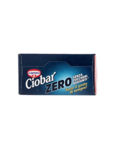 Cameo Ciobar Cioccolato Zero zuccheri 4 buste - 76 gr - Spedizione gratuita consegnata in EUROPA e UK