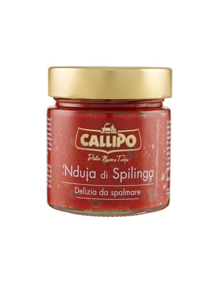 Callipo Nduja salami from Spilinga spreadable - 200 gr - Free shipping delivered to EUROPE and UK