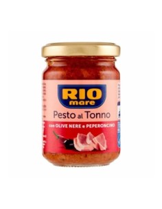 Rio Mare Pesto with tuna, olives and chilli pepper - 130 gr