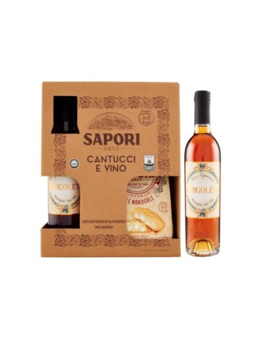 Sapori Pakket Cantucci en Vin Santo - 550 g - Gratis verzending naar Europa en Groot-Brittannië