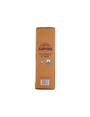Sapori Confezione Cantucci e Vin santo - 550 gr - Spedizione gratuita consegnata in EUROPA e UK