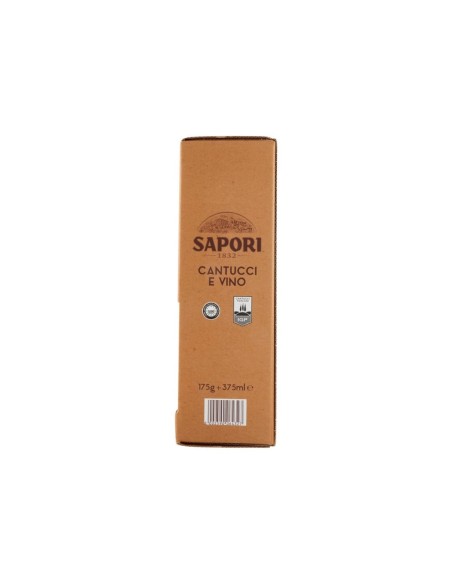 Sapori Confezione Cantucci e Vin santo - 550 gr - Spedizione gratuita consegnata in EUROPA e UK