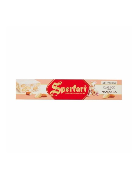 Sperlari Brittle Nougat with Almonds - 150 g - Free shipping delivered to EUROPE and UK