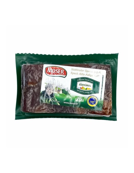Moser Speck Alto Adige PGI by the slice - 400 g - Free shipping delivered to EUROPE and UK