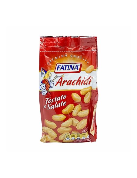 Fatina Peanuts Roasted and Salted - 250 gr - Free shipping delivered to EUROPE and UK