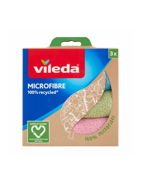 Vileda Microvezeldoek 30x30cm Diepe Reiniging voor Elk Oppervlak