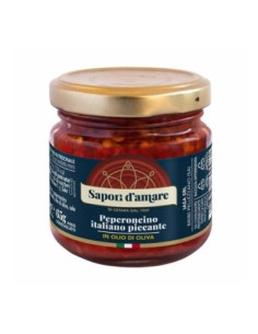 Hete Italiaanse peper in olijfolie - 100 g