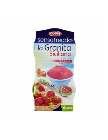 Sensofreddo la Granita Fragola Sicilia - 2x100 ml - Spedizione gratuita consegnata in EUROPA e UK