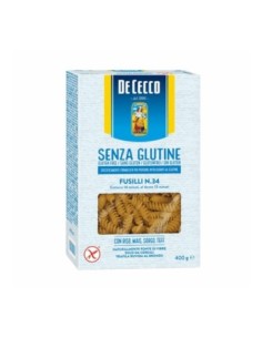 De Cecco Fusilli Glutenvrij - 400 g - Gratis verzending naar Europa en Groot-Brittannië