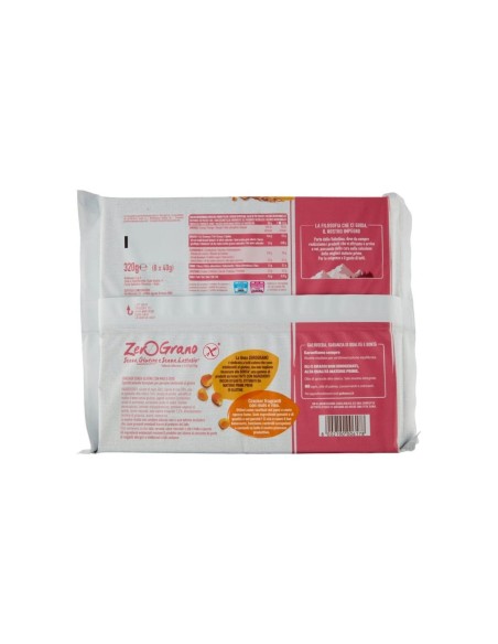 Galbusera ZeroGrano Crackers met Mais en Rijst Glutenvrij 8 stuks - 320 g - Gratis verzending naar Europa en Groot-Brittannië