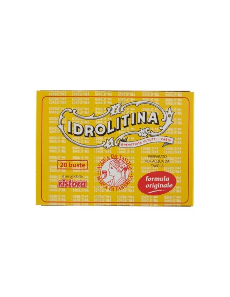 Ristora  Hydrolitine préparation Eau Minérale - 20 sachets - Livraison gratuite en EUROPE et au Royaume-Uni