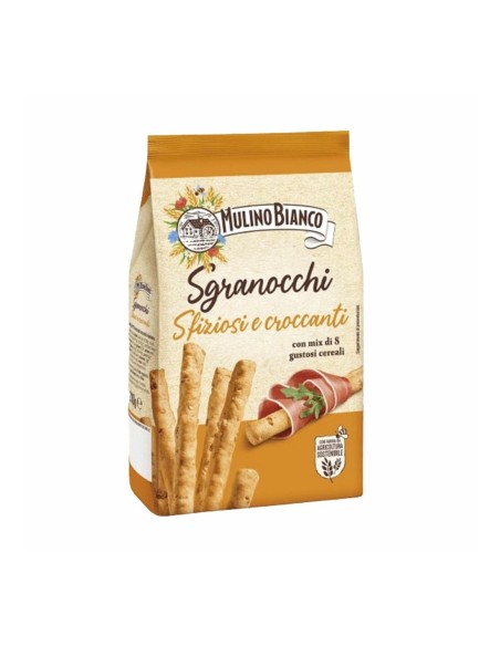 Mulino Bianco Sgranocchi - 210 gr - Spedizione gratuita consegnata in EUROPA e UK