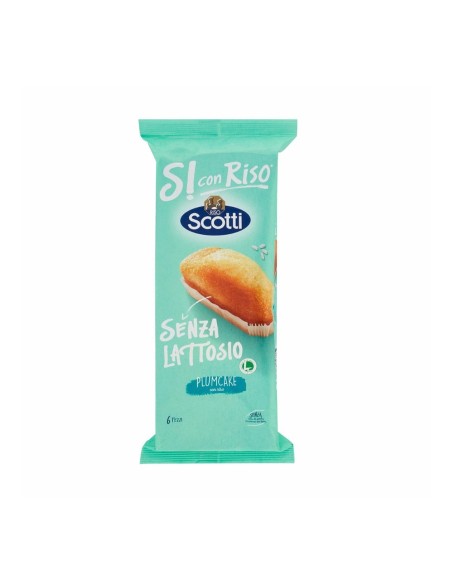 Scotti PlumCake Senza Lattosio - 190 gr - Spedizione gratuita consegnata in EUROPA e UK