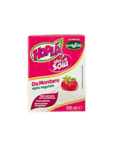 Hopla Montage Végétal Prêt à Utiliser Sans Gluten et Lactose - 200 ml - Livraison gratuite en EUROPE et au Royaume-Uni