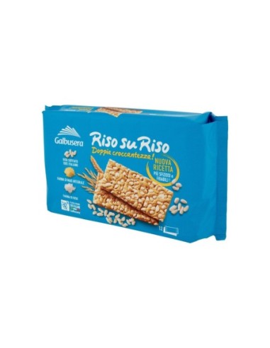 Galbusera Crackers Riso su Riso - 380 gr - Spedizione gratuita consegnata in EUROPA e UK