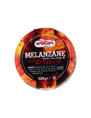 Ortocorì Melanzane alla Brace - 320 gr - Livraison gratuite en EUROPE et au Royaume-Uni