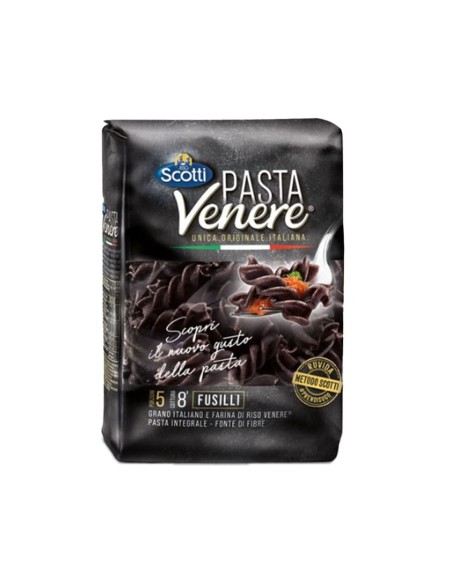 Scotti Venus Pasta Volkoren Fusilli - 400 gr - Gratis verzending naar Europa en Groot-Brittannië