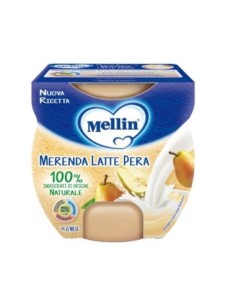 Mellin Merenda Latte e Pera - 2 x 100 gr