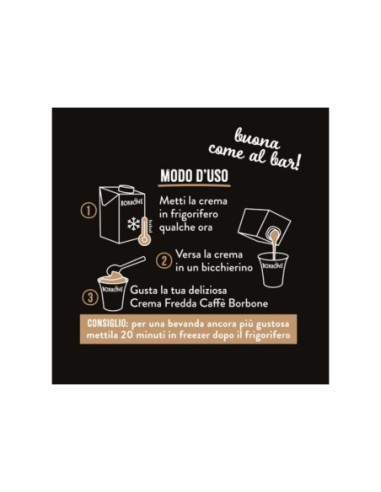 Borbone Kalte Creme Sorbet - 550 g - Kostenloser Versand nach Europa und Großbritannien